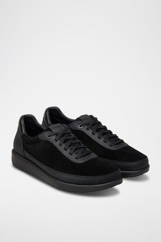 Leren Sneakers Honnef City - Normaal - Zwart 