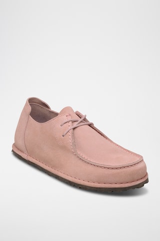 Nubuck Mocassins Utti Lace - Smal - Roze