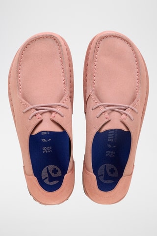 Nubuck Mocassins Utti Lace - Smal - Roze