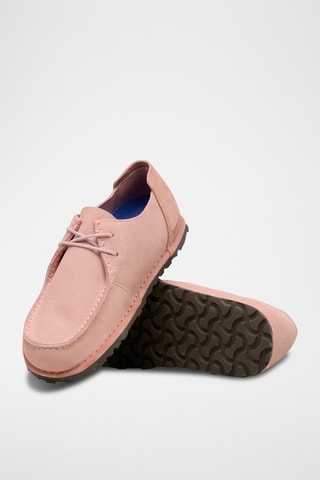Nubuck Mocassins Utti Lace - Smal - Roze