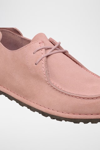 Nubuck Mocassins Utti Lace - Smal - Roze