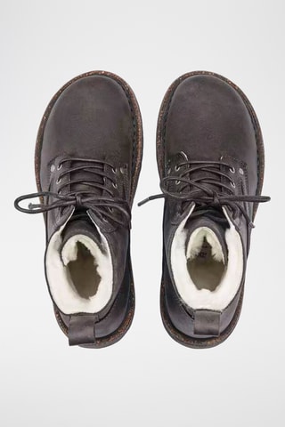 Bottines fourrées en nubuck Bryson - Gris - Normale