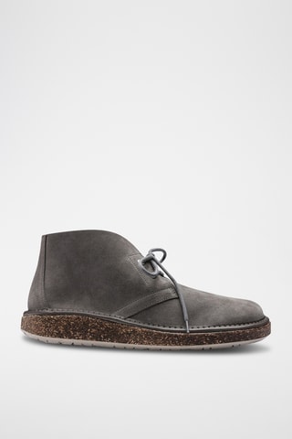 Boots en nubuck Milton - Gris - Etroite