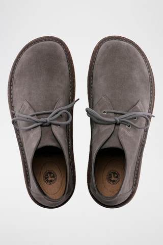 Boots en nubuck Milton - Gris - Etroite