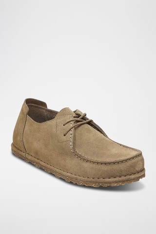 Derbys en nubuck Utti - Taupe - Etroite