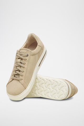 Baskets en nubuck Bend - Beige - Etroite