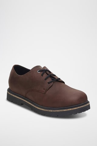 Derbys en nubuck Highwood - Marron - Etroite