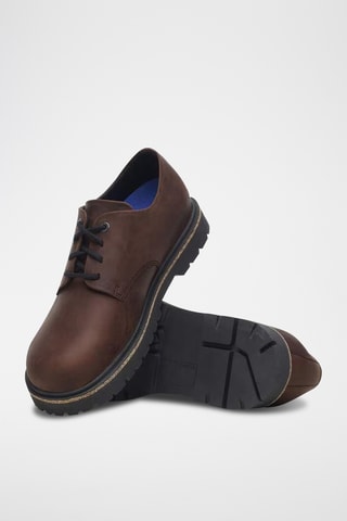 Derbys en nubuck Highwood - Marron - Etroite