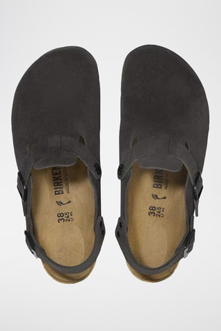 Sabots en nubuck Tokio II - Noir - Etroite