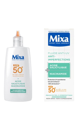 Fluido facial antiimperfecciones SPF 50+ - 40 ml