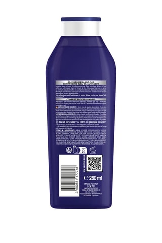 Champú matizador Âge Sublime Blanc Chic - Cabello canoso y gris - 280 ml