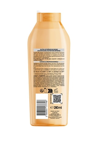 Champú nutrición intensa Nutri-Extrême Richesse - Para cabello muy seco - 280 ml