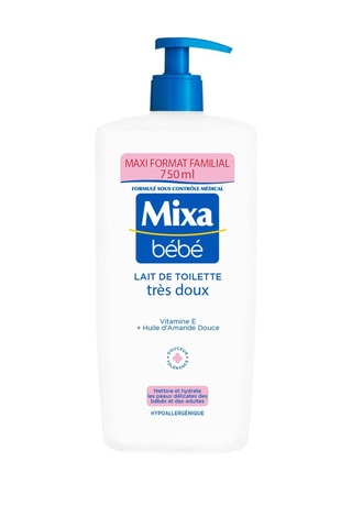 Leche limpiadora muy suave para bebé - Piel delicada - 750 ml