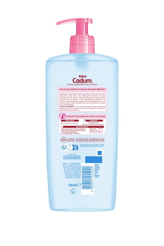 Agua limpiadora para bebé - Piel delicada - 750 ml