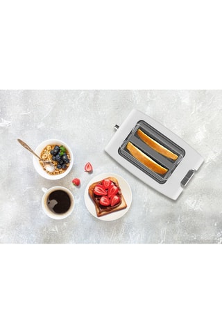 Tostadora - 730 W - 2 ranuras - Negro