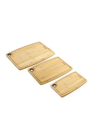 3 tablas de bambú para cortar