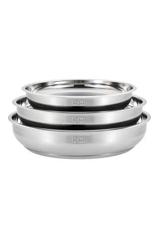 Batería de cocina de acero inoxidable - 10 piezas