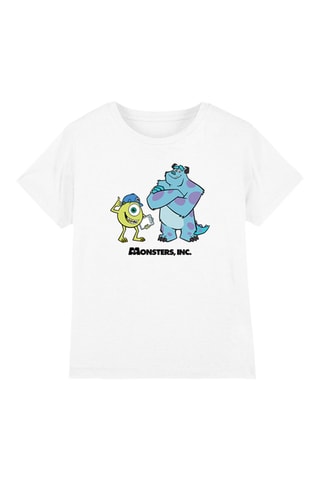 T-shirt Sulli et Bob Razowski Monstres et Cie Disney - Blanc