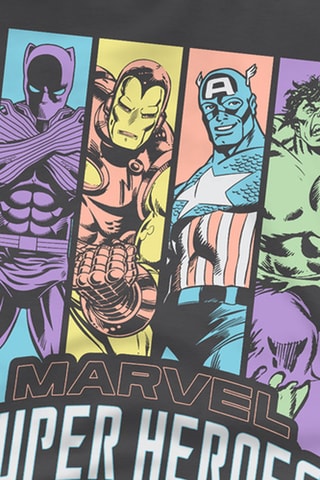 T-shirt Avengers Marvel - Gris foncé