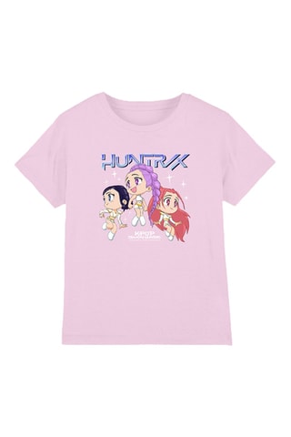 T-shirt KPop Demon Hunters - Rose clair