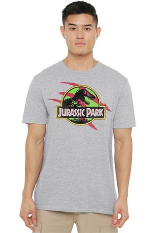T-shirt Jurassic Park - Gris