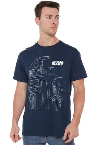 T-shirt R2-D2 Star Wars - Bleu marine