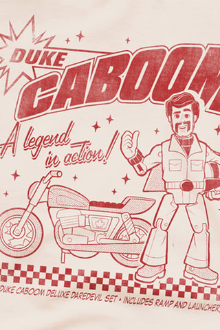 T-shirt Duke Caboom Toy Story Disney Pixar - Écru