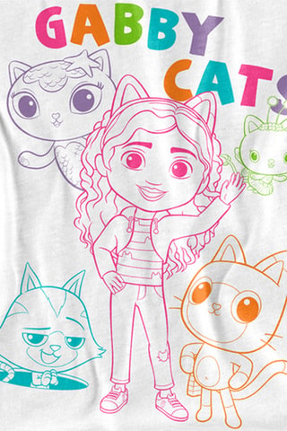 T-shirt Gabby et la Maison Magique - Blanc