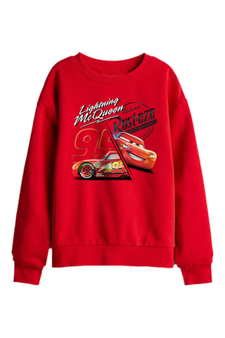 Sweat Flash McQueen Cars Disney Pixar - Rouge
