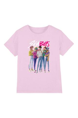 T-shirt Saja Boys KPop Demon Hunters - Rose clair