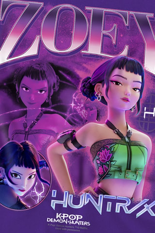 T-shirt Zoey KPop Demon Hunters - Violet