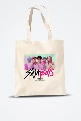 Tote bag Saja Boys Kpop Demon Hunters - Écru