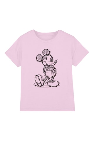 T-shirt Mickey Disney - Rose clair