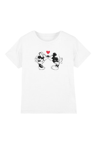 T-shirt Mickey et Minnie Disney - Blanc