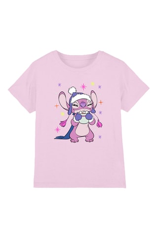 T-shirt Angel Lilo et Stitch Disney - Rose clair
