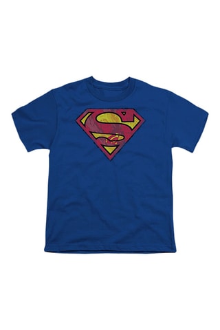 T-shirt Superman La ligue des Justicier DC Comics - Bleu