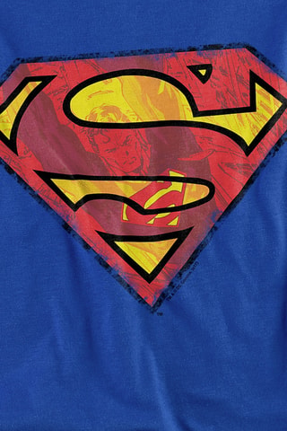 T-shirt Superman La ligue des Justicier DC Comics - Bleu