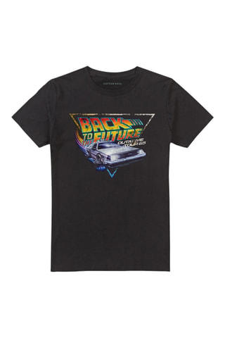 T-shirt Retour vers le futur - Noir