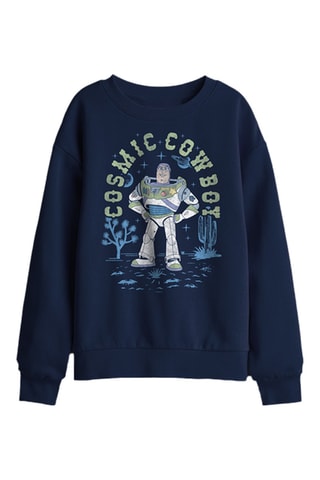 Sweat Buzz l’Eclair Toy Story Disney Pixar - Bleu marine