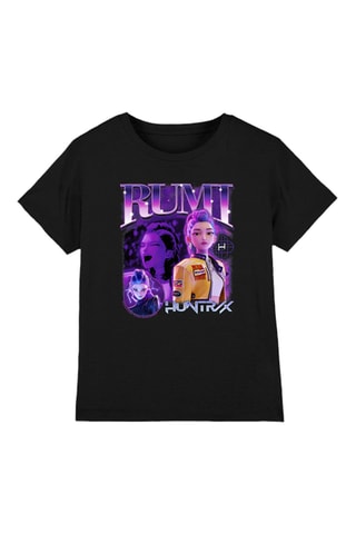 T-shirt Rumi Bootleg Huntrix Kpop Demon Hunters - Noir