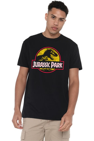 T-shirt Jurassic Park - Noir
