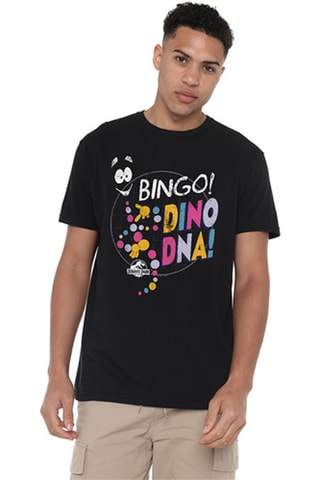 T-shirt Bingo Dino DNA Jurassic World - Noir