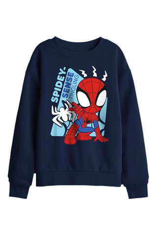 Sweat Spidey Spidey et ses amis extraordinaires Marvel - Bleu marine