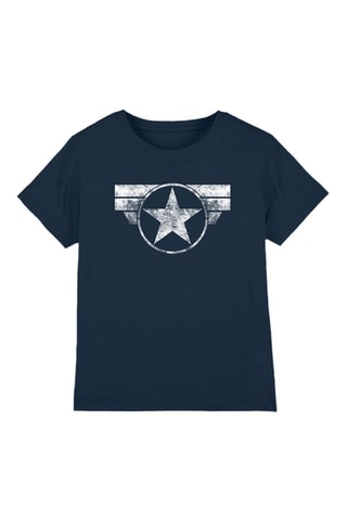 T-shirt Captain America Avengers Marvel - Bleu marine