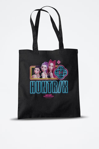 Tote bag Huntrix Trio Pose Kpop Demon Hunters - Noir
