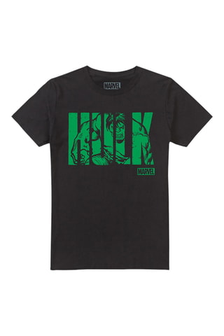 T-shirt Hulk Avengers Marvel - Noir