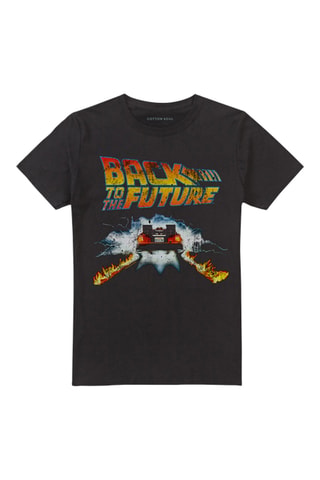 T-shirt Retour vers le futur - Noir