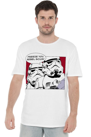 T-shirt Stormtrooper Star Wars - Blanc