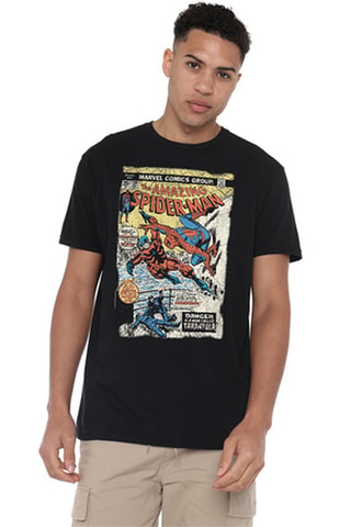 T-shirt Spider-Man Avengers Marvel - Noir