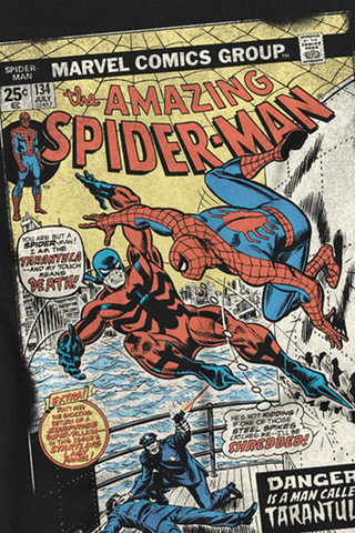T-shirt Spider-Man Avengers Marvel - Noir